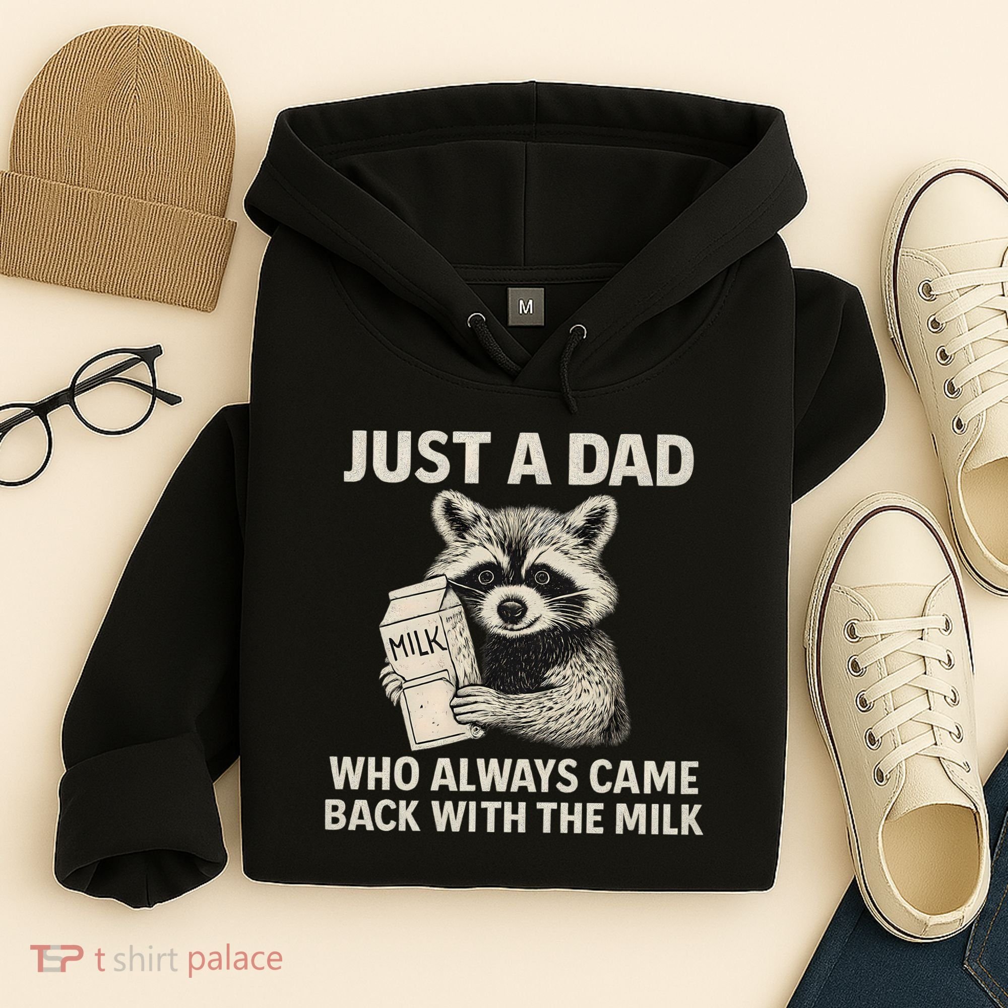 Just a Dad Who Always Came Back with the Milk Hoodie