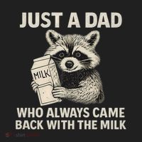 Just a Dad Who Always Came Back with the Milk Tumbler thumb 3