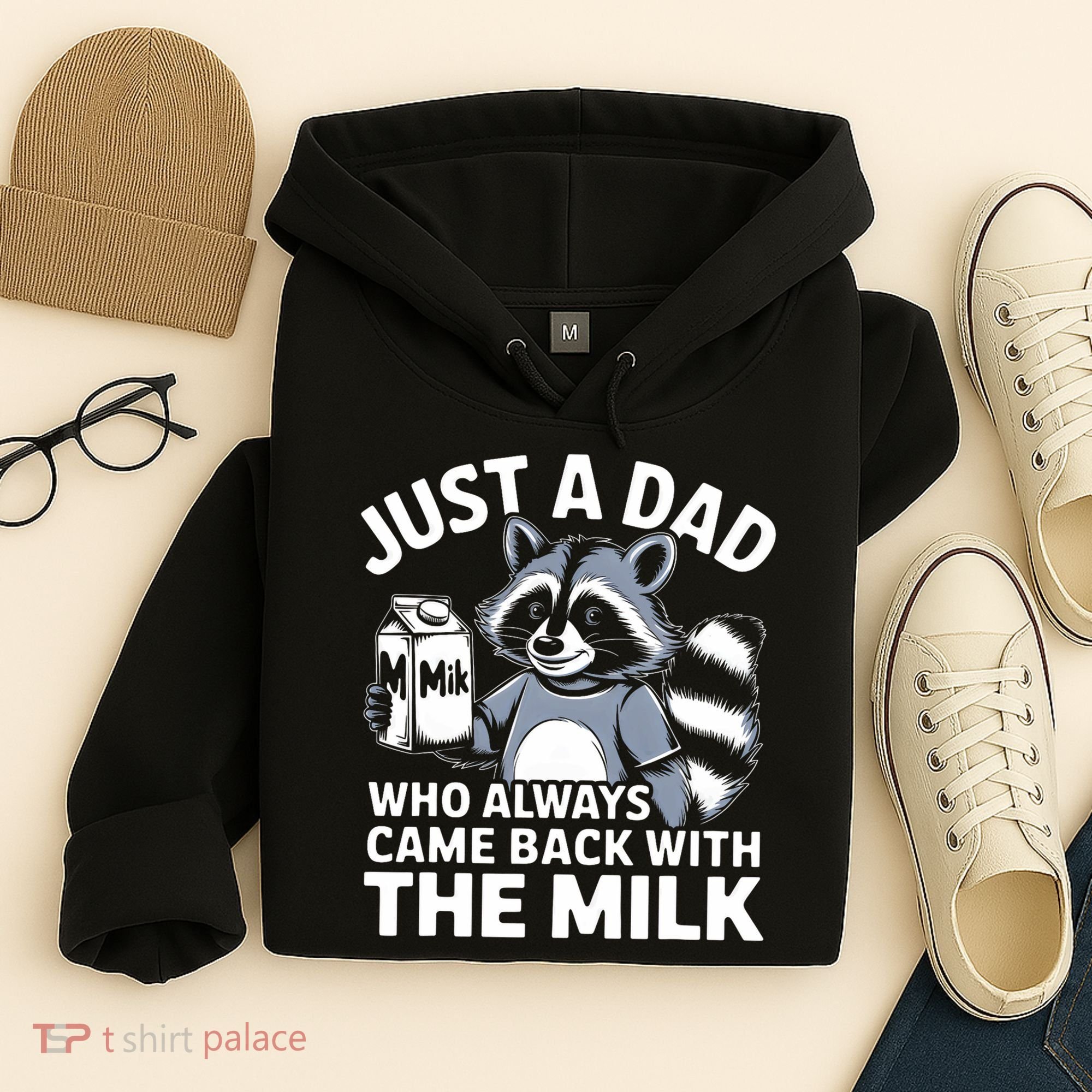 Just A Dad Who Always Came Back With The Milk Dad Hoodie