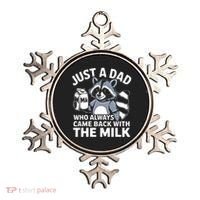 Just A Dad Who Always Came Back With The Milk Dad Ornament thumb 0