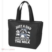 Just A Dad Who Always Came Back With The Milk Dad Tote Bag thumb 3