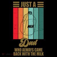 Just A Dad Who Always Came Back With The Milk Funny Retro Coffee Mug thumb 5