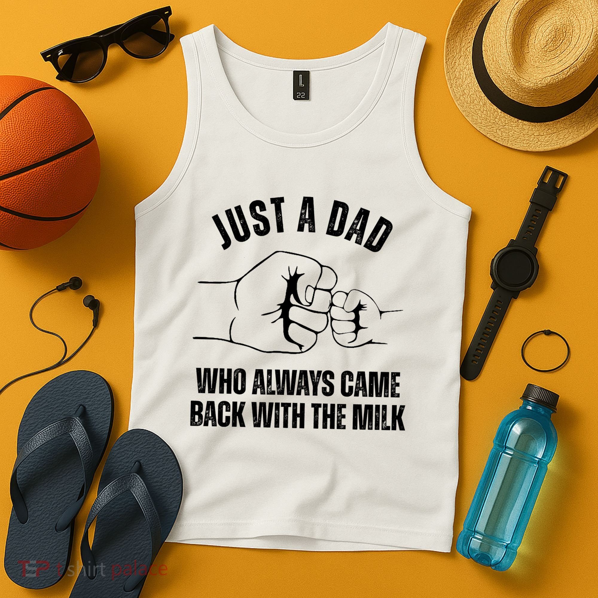 Just A Dad Who Always Came Back With The Milk Tank Top
