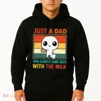 Just A Dad Who Always Came Back With The Milk Hoodie thumb 2