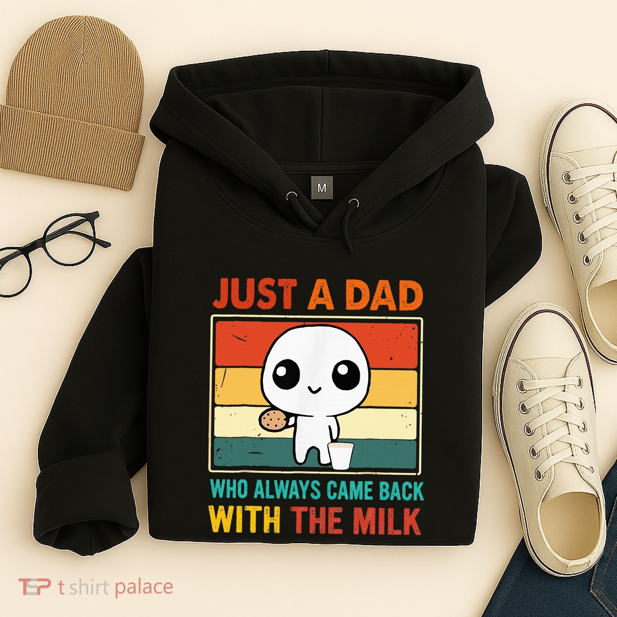 Just A Dad Who Always Came Back With The Milk Hoodie