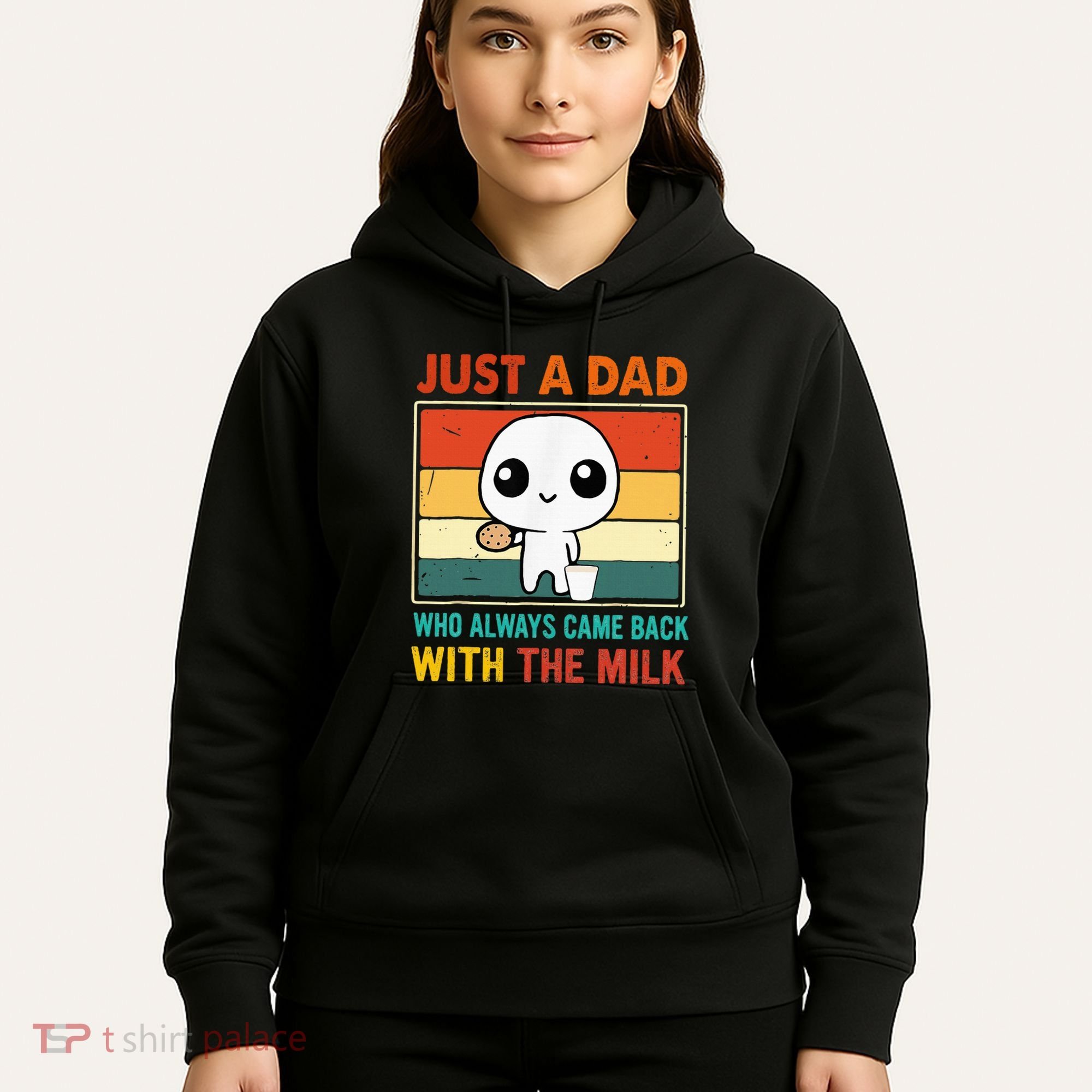 Just A Dad Who Always Came Back With The Milk Hoodie