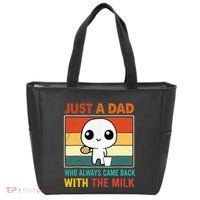 Just A Dad Who Always Came Back With The Milk Tote Bag thumb 0