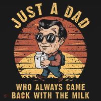 Just A Dad Who Always Came Back With The Milk Women's Hoodie thumb 2