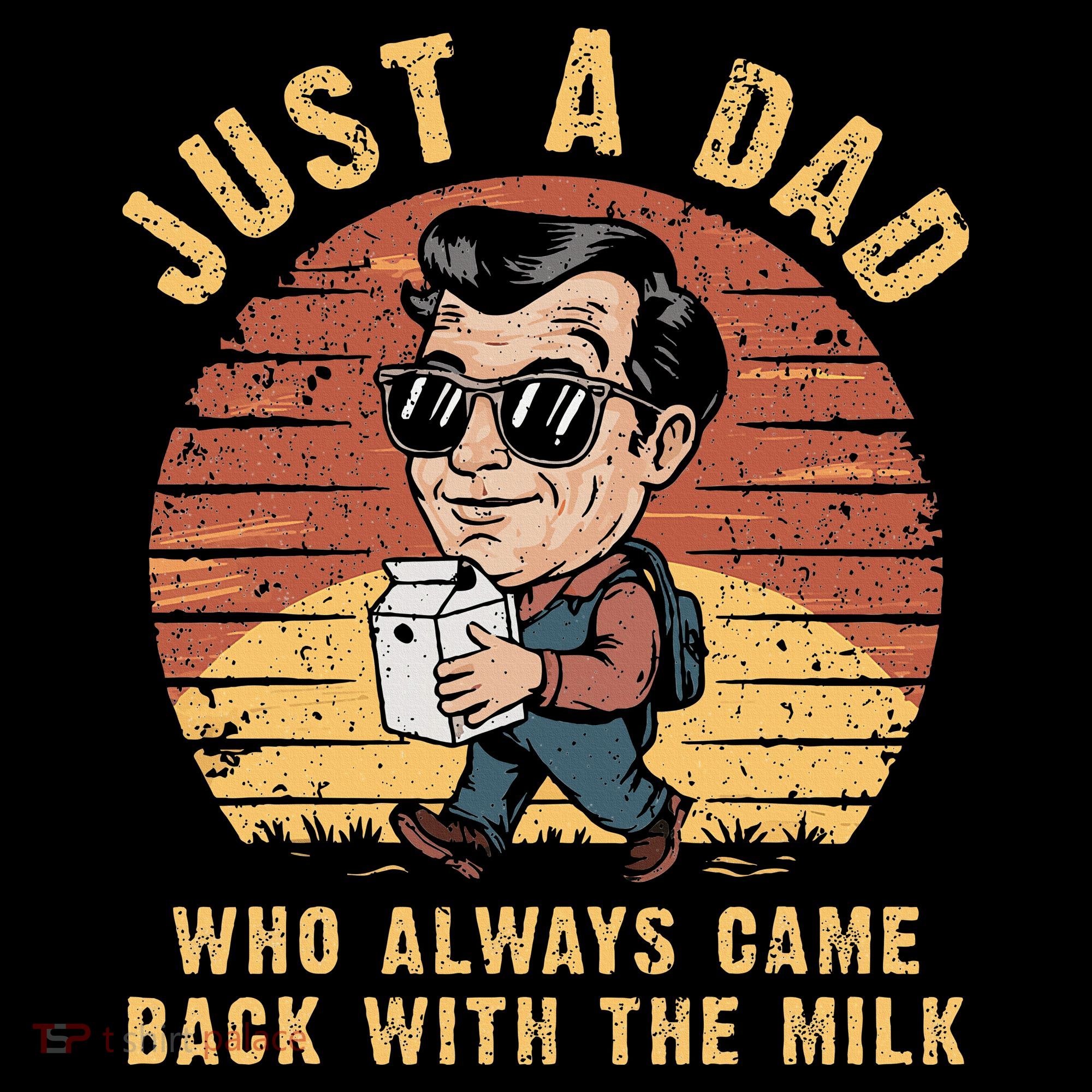 Just A Dad Who Always Came Back With The Milk Women's Hoodie