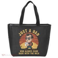 Just A Dad Who Always Came Back With The Milk Tote Bag thumb 0