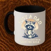Just A Dad Who Always Came Back With The Milk Ferral Dad Coffee Mug thumb 2