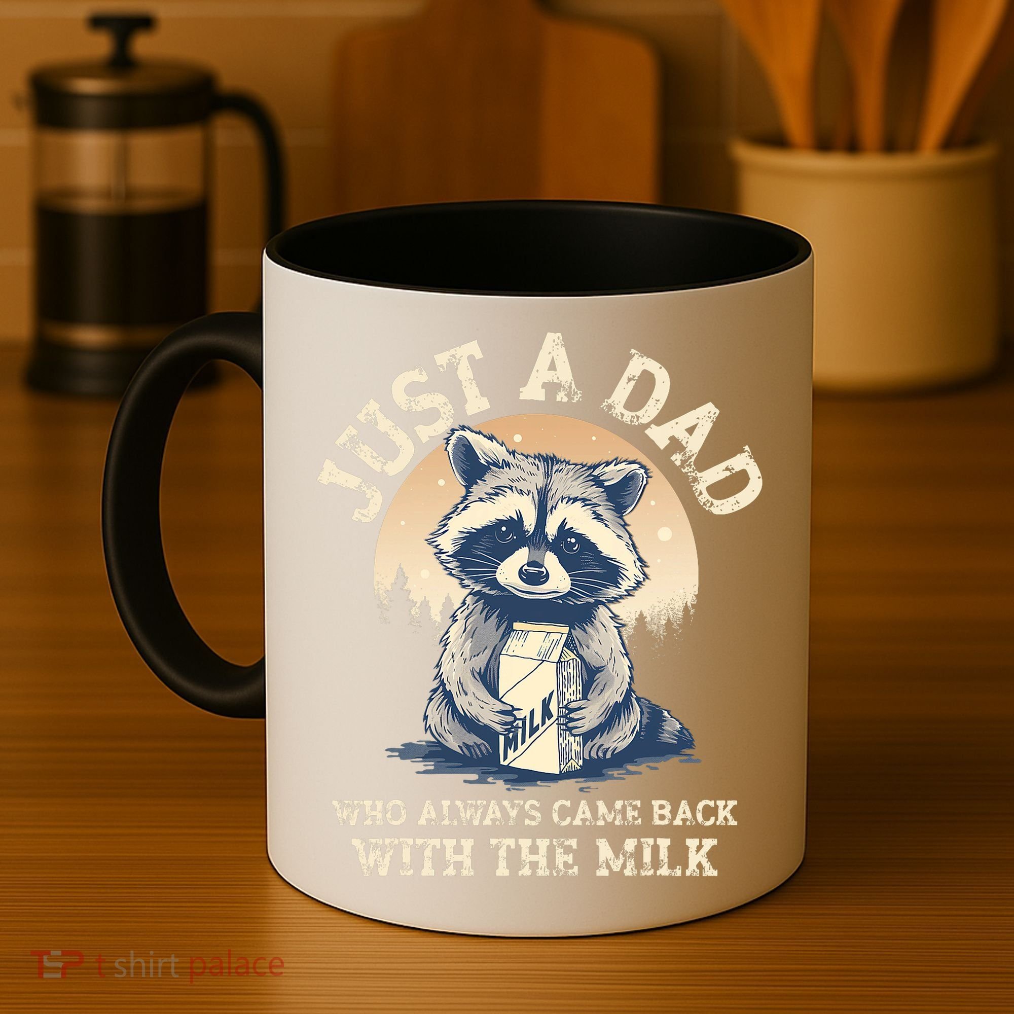 Just A Dad Who Always Came Back With The Milk Ferral Dad Coffee Mug