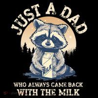 Just A Dad Who Always Came Back With The Milk Ferral Dad Coffee Mug thumb 5