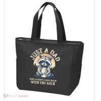 Just A Dad Who Always Came Back With The Milk Ferral Dad Tote Bag thumb 3