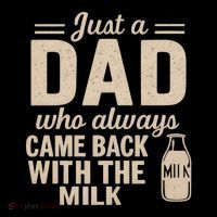 Just a Dad Who Always Came Back With the Milk Coffee Mug thumb 5