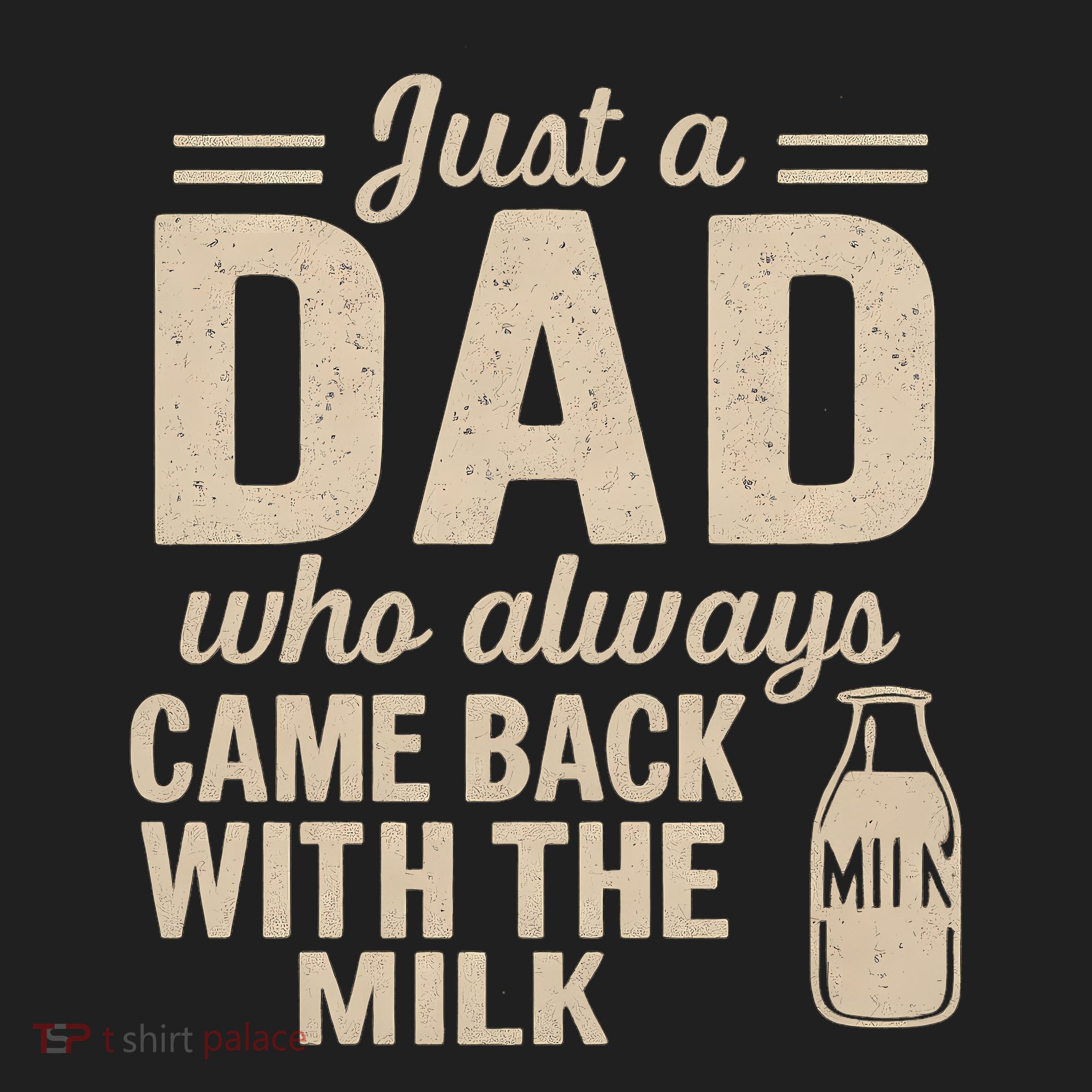 Just a Dad Who Always Came Back With the Milk Beanie