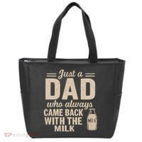 Just a Dad Who Always Came Back With the Milk Tote Bag thumb 0