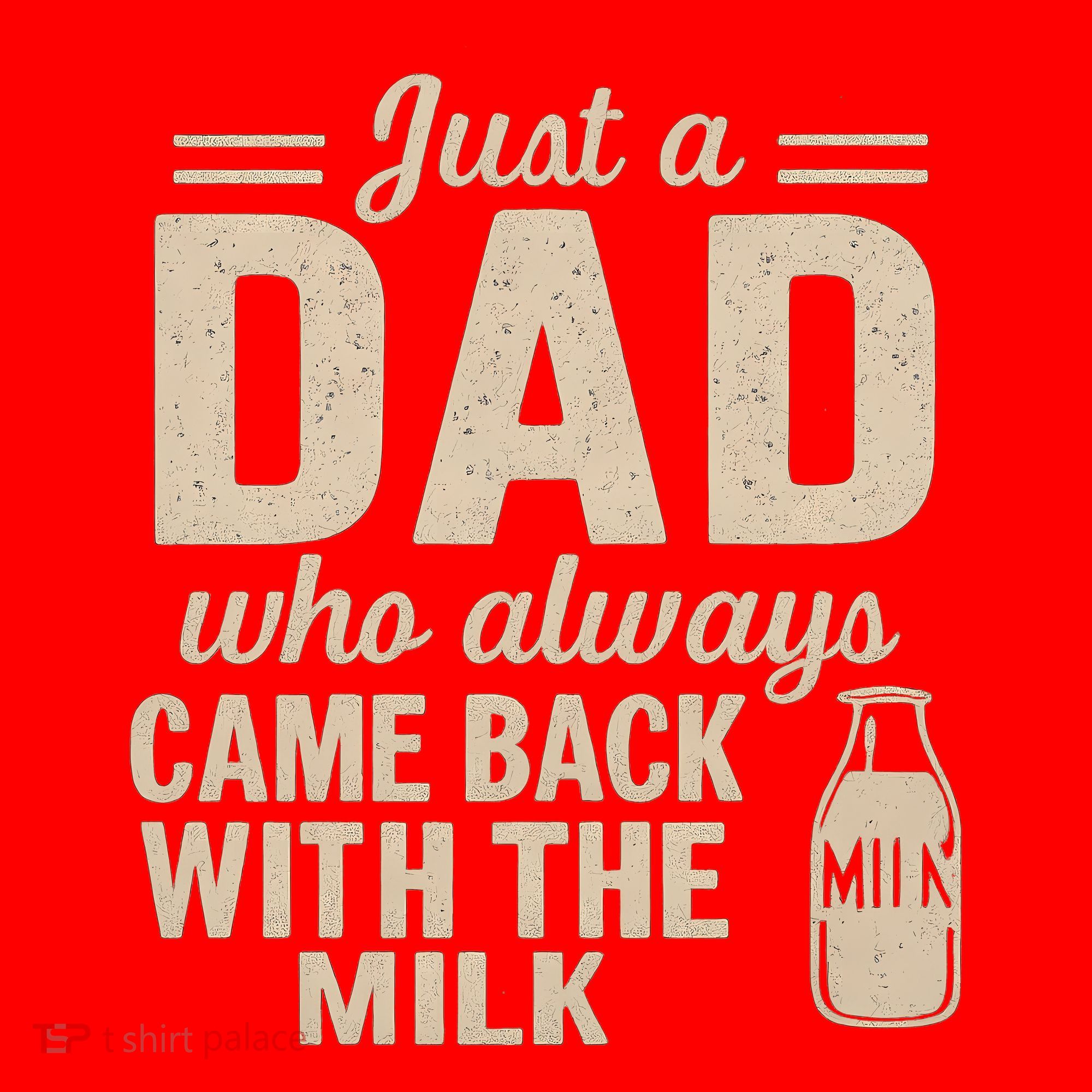 Just a Dad Who Always Came Back With the Milk Santa Hat