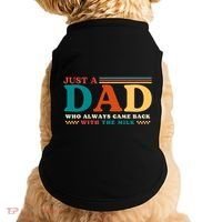 Just A Dad Who Always Came Back With The Milk Doggie Tank thumb 0