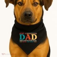Just A Dad Who Always Came Back With The Milk USA-Made Doggie Bandana thumb 1
