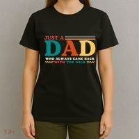 Just A Dad Who Always Came Back With The Milk T-Shirt thumb 4