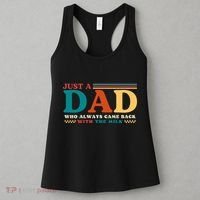 Just A Dad Who Always Came Back With The Milk Women's Tank Top thumb 3