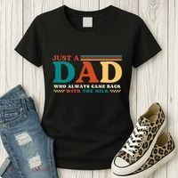 Just A Dad Who Always Came Back With The Milk Women's T-Shirt thumb 3