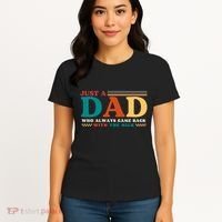 Just A Dad Who Always Came Back With The Milk Women's T-Shirt thumb 4