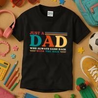 Just A Dad Who Always Came Back With The Milk Kids T-Shirt thumb 3