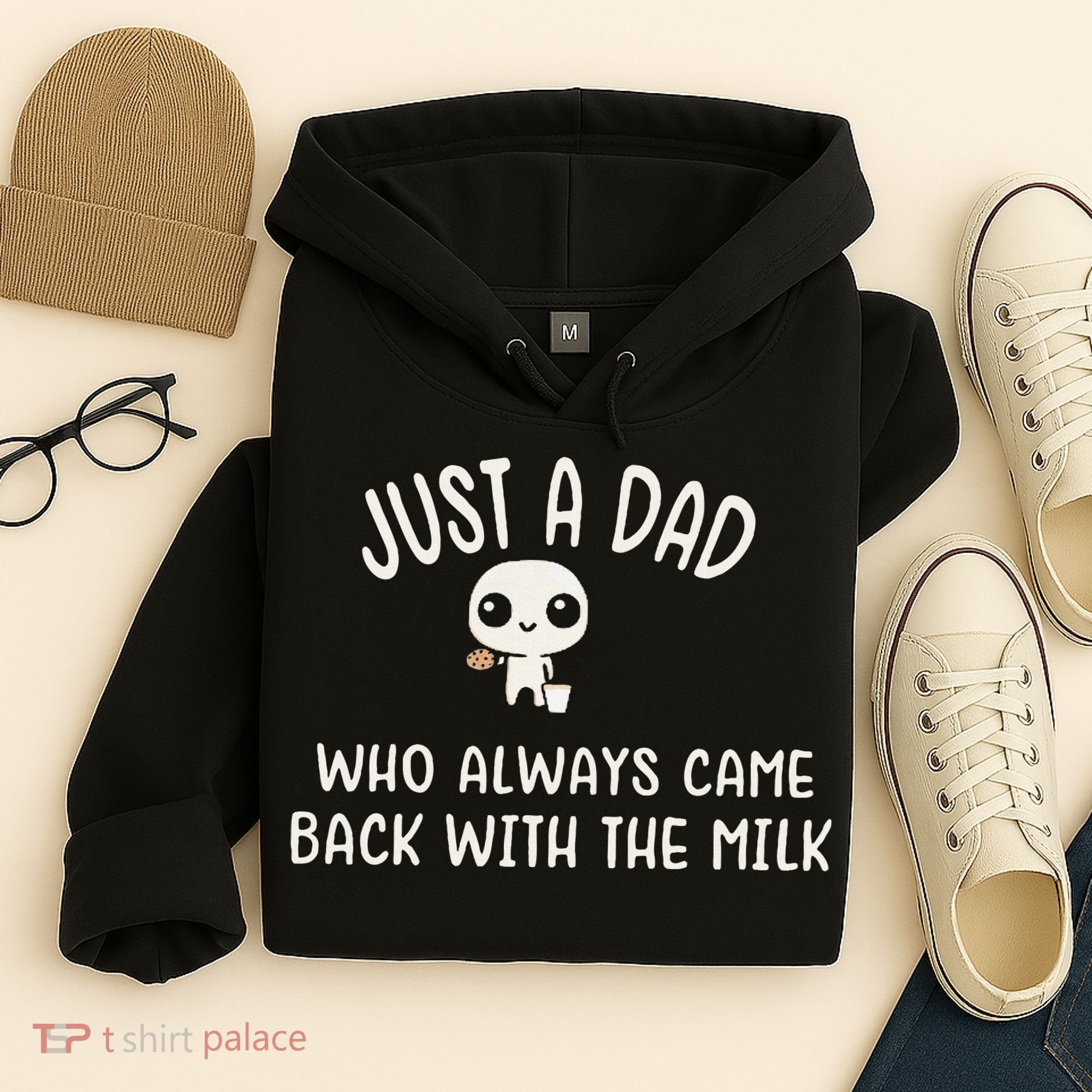 Just A Dad Who Always Came Back With The Milk Hoodie