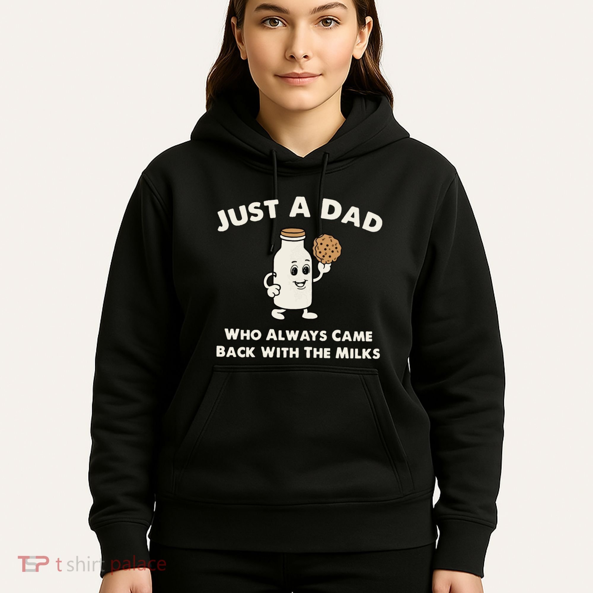 Just A Dad Who Always Came Back With The Milk Hoodie