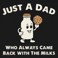 Just A Dad Who Always Came Back With The Milk Women's Hoodie thumb 2