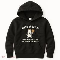 Just A Dad Who Always Came Back With The Milk Kids Hoodie thumb 0