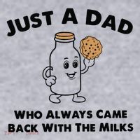 Just A Dad Who Always Came Back With The Milk Women's Sweatshirt thumb 2