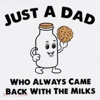 Just A Dad Who Always Came Back With The Milk Hoodie thumb 7