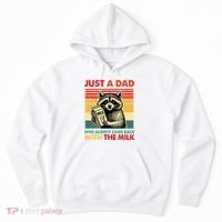 Just A Dad Who Always Came Back With The Milk Fathers Day  Hoodie thumb 0