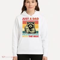 Just A Dad Who Always Came Back With The Milk Fathers Day  Hoodie thumb 5