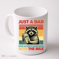 Just A Dad Who Always Came Back With The Milk Fathers Day  Coffee Mug thumb 0