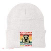 Just A Dad Who Always Came Back With The Milk Fathers Day  Beanie thumb 0