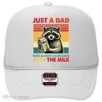 Just A Dad Who Always Came Back With The Milk Fathers Day  Hat thumb 0