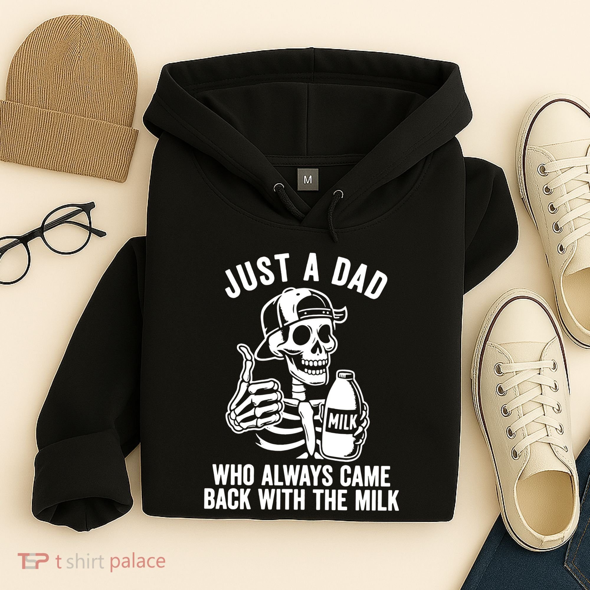 Just A Dad Who Always Came Back With The Milk Hoodie