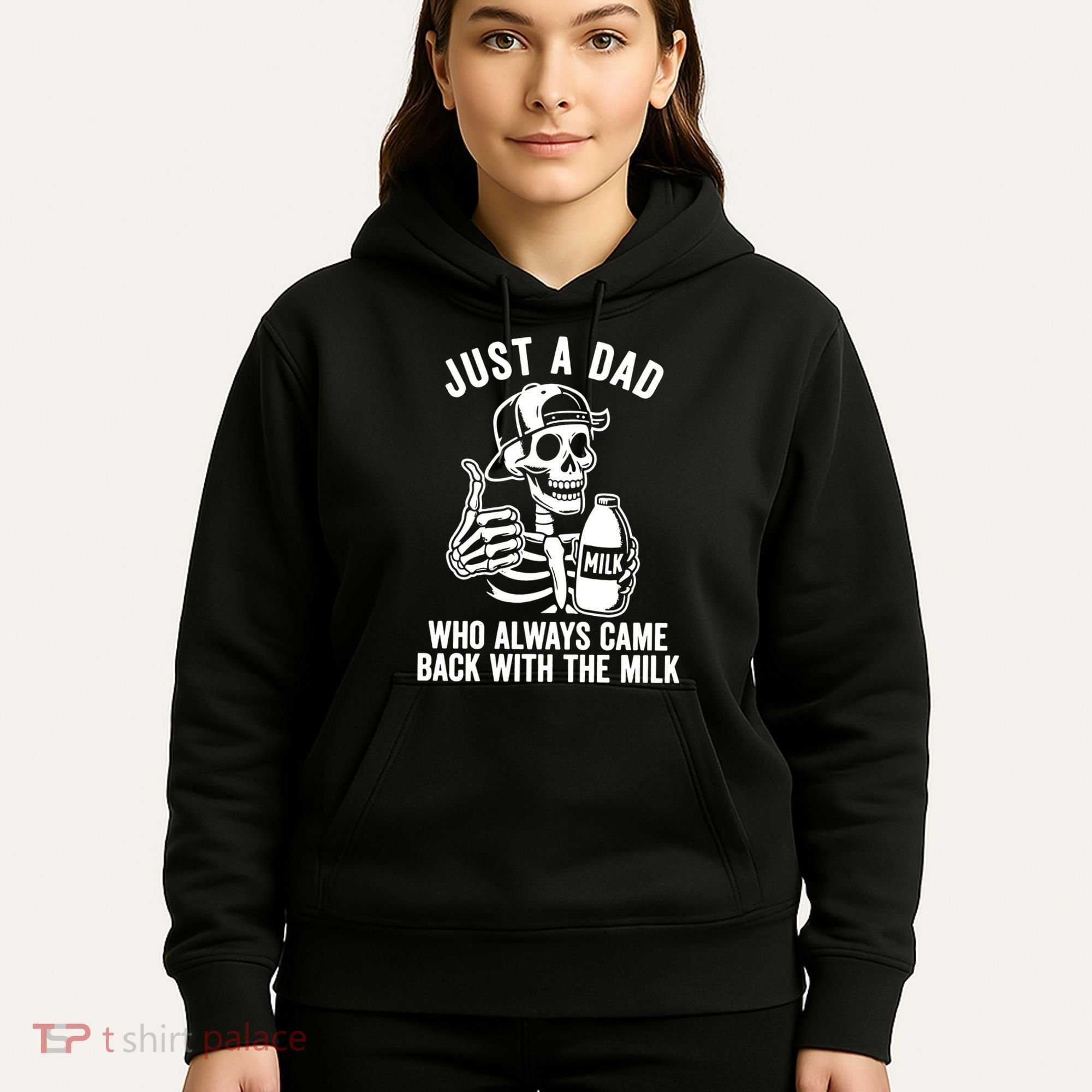 Just A Dad Who Always Came Back With The Milk Hoodie