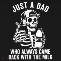Just A Dad Who Always Came Back With The Milk Women's Hoodie thumb 2