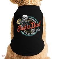 Just A Dad Who Always Came Back With The Milk Fathers Day Doggie Tank thumb 0