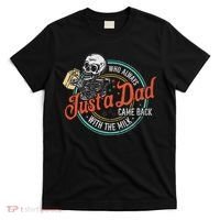 Just A Dad Who Always Came Back With The Milk Fathers Day T-Shirt thumb 0