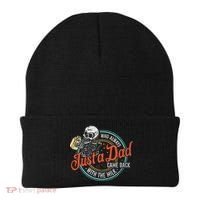 Just A Dad Who Always Came Back With The Milk Fathers Day Beanie thumb 0