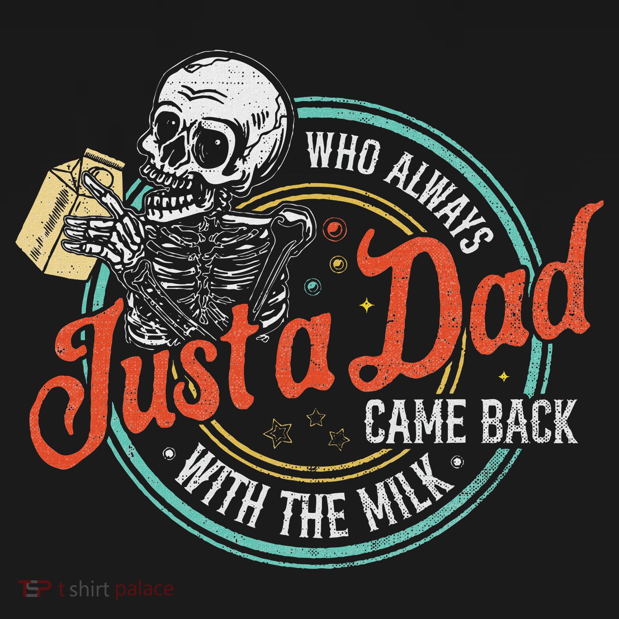 Just A Dad Who Always Came Back With The Milk Fathers Day Women's Hoodie