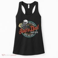 Just A Dad Who Always Came Back With The Milk Fathers Day Women's Tank Top thumb 0