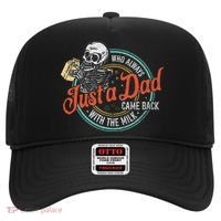 Just A Dad Who Always Came Back With The Milk Fathers Day Hat thumb 0