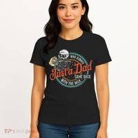 Just A Dad Who Always Came Back With The Milk Fathers Day Women's T-Shirt thumb 4